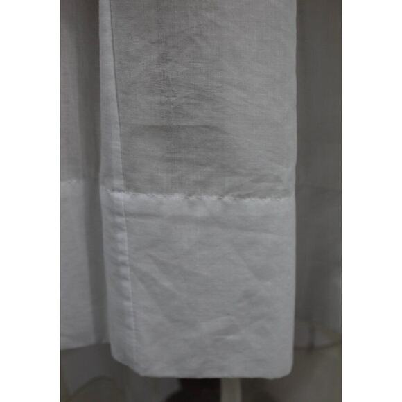 Women's Sz 4 6 Ivory Eyelet Platelet Dress Midi Layered - Picture 9 of 16